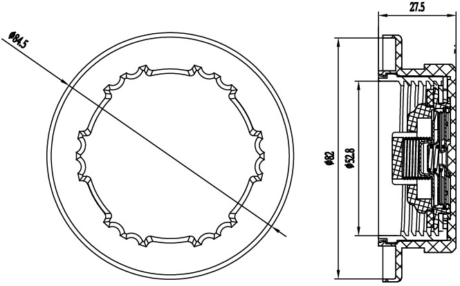 Крышка (пробка) расширительного бачка для а/м Land Rover Discovery III (04-)/Ford Explorer (10-) 1.1bar