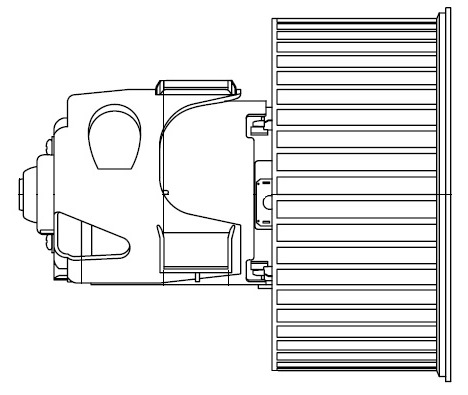 Электровентилятор отопителя для автомобилей BMW 5 (F10) (10-)/7 (F01/F02) (08-)