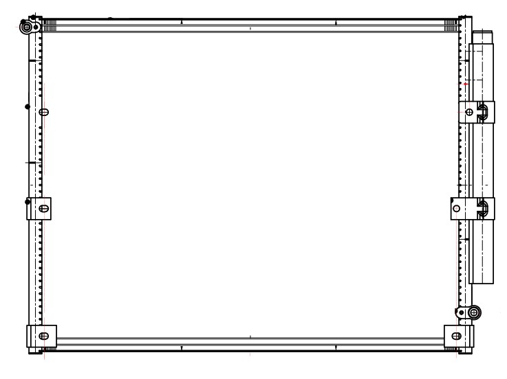 Радиатор кондиционера для автомобилей Land Cruiser 100 (98-) M/A