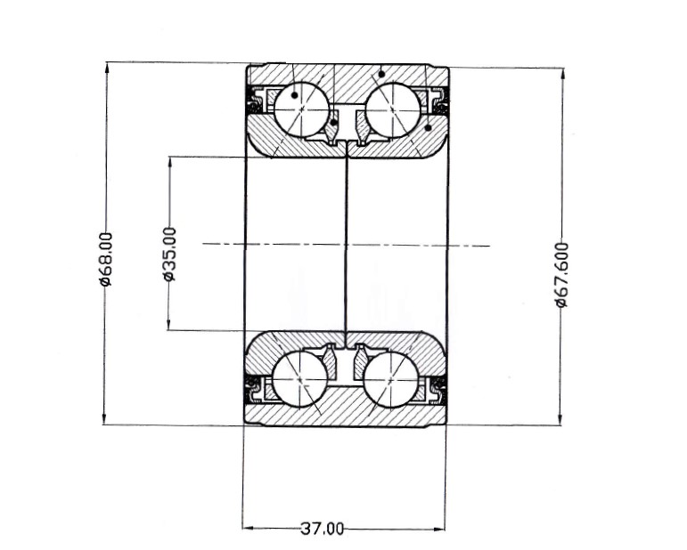 Подшипник ступицы передней для автомобиля Лада 1118/2170/2190