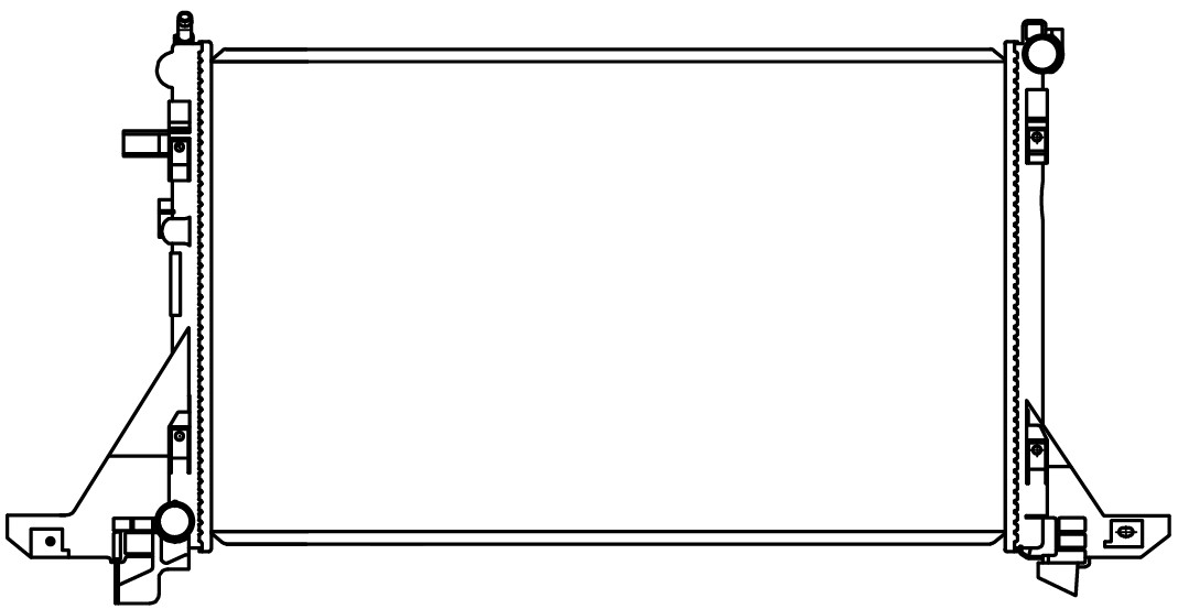 Радиатор охлаждения для автомобилей Master (10-) 2.3TD