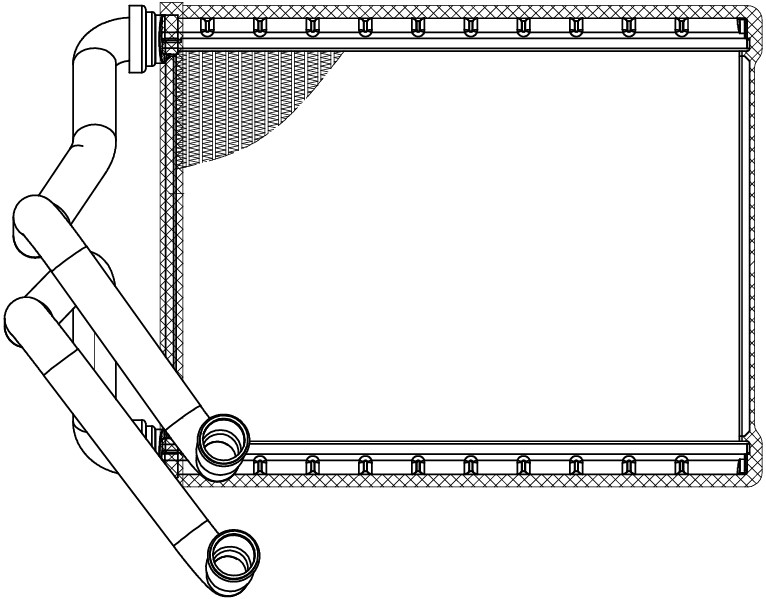 Радиатор отопителя для автомобилей Optima (15-)