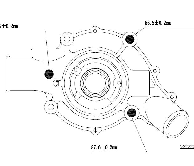 Насос водяной для спецтехники Daewoo/Doosan 11.1d [De12TiS]