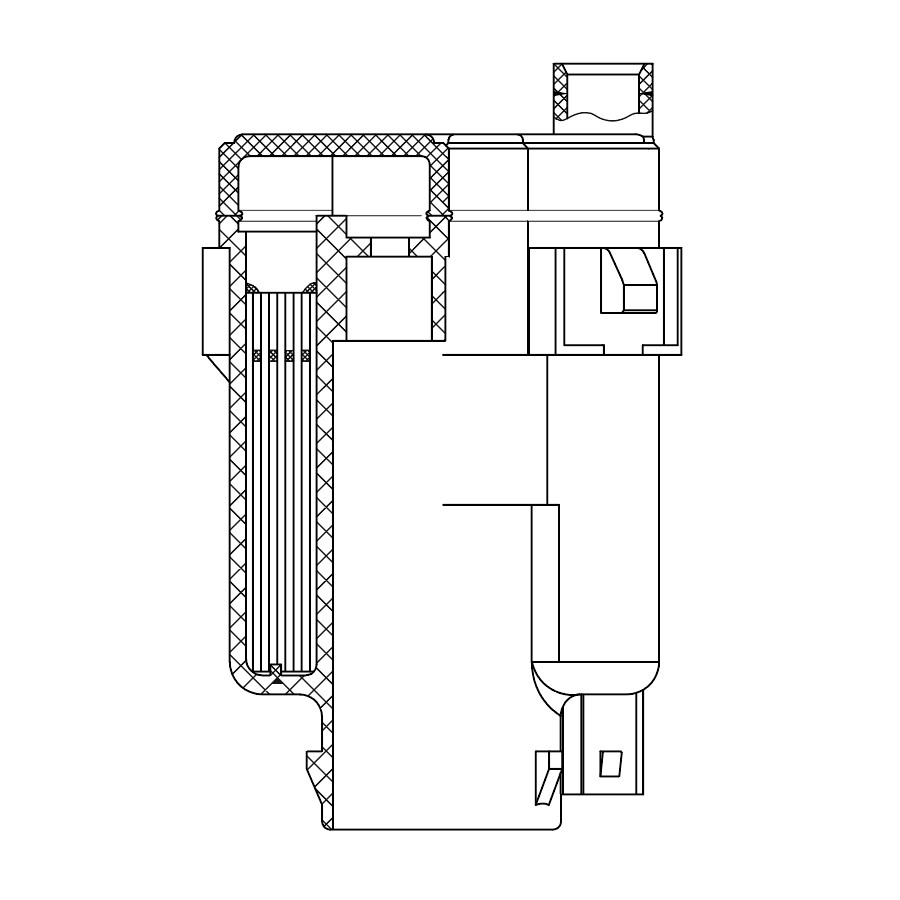 Фильтр топливный тонкой очистки для автомобилей Hyundai Getz (02-) 1.1i/1.3i/1.4i/1.6i
