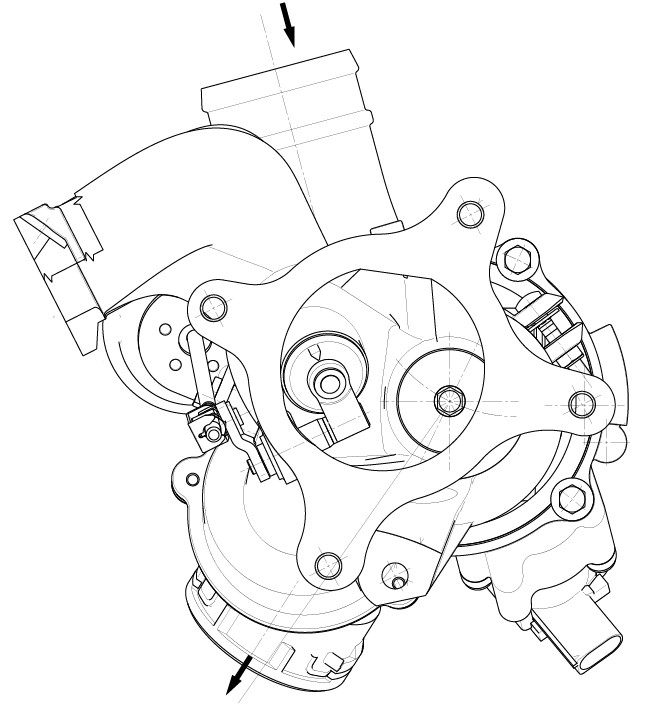 Турбокомпрессор для а/м Skoda Octavia (04-)/VW Passat B6 (05-) 1.8T [BZB;CDAA]