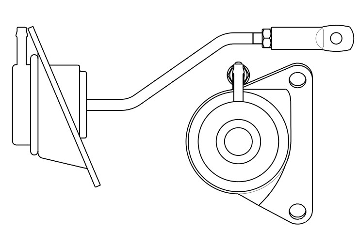 Актуатор турбокомпрессора для а/м Hyundai H1 Starex (00-) 2.5D [D4CB]