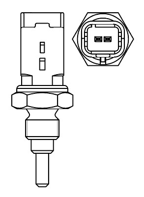 Датчик температуры для автомобилей Chery/Exeed/Omoda/Kaiyi/Tenet/Xcite/Jetour (в корпусе термостата)
