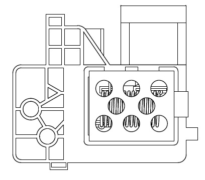 Резистор электровентилятора охлаждения для автомобилей Лада Vesta (15-)/Iskra (25-)/Xray (16-)/Renault Logan II (12-)/Kaptur (16-)
