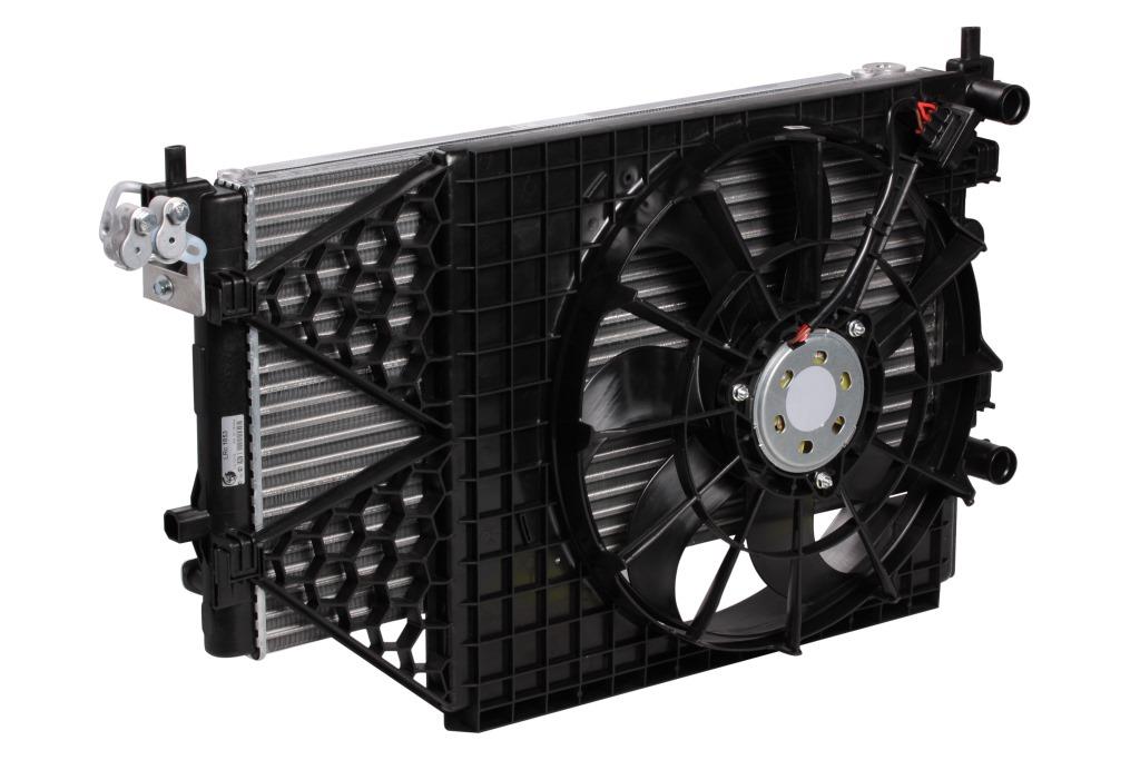 Блок охлаждения (радиатор+конденсор+вентилятор) для автомобилей Polo (09-)/(20-)