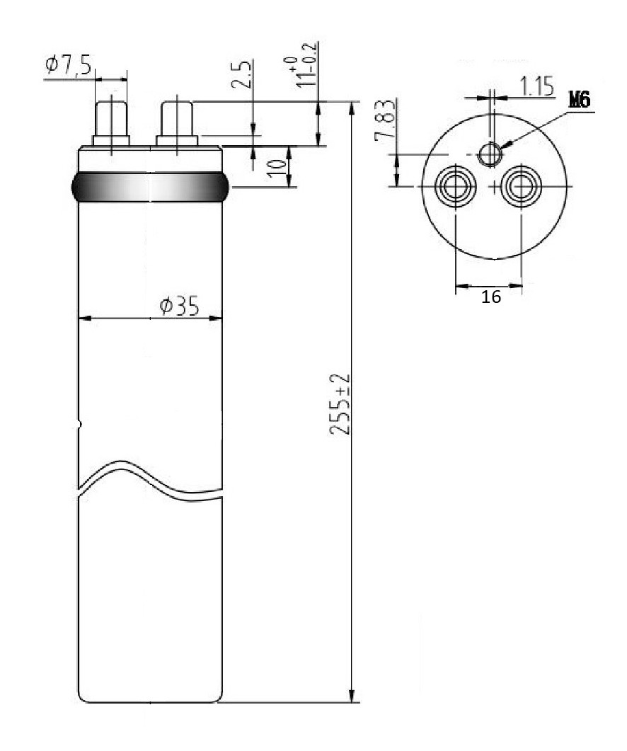Ресивер-осушитель конденсора для автомобилей Civic 4D (06-)/Accord VII (02-)