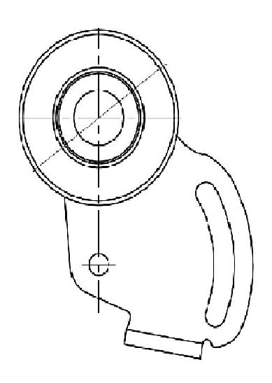 Ролик привод. ремня для автомобилей Peugeot 406 (95-) 2.0i [XU] A/C- c ГУР (только ролик натяжителя) без кронштейна