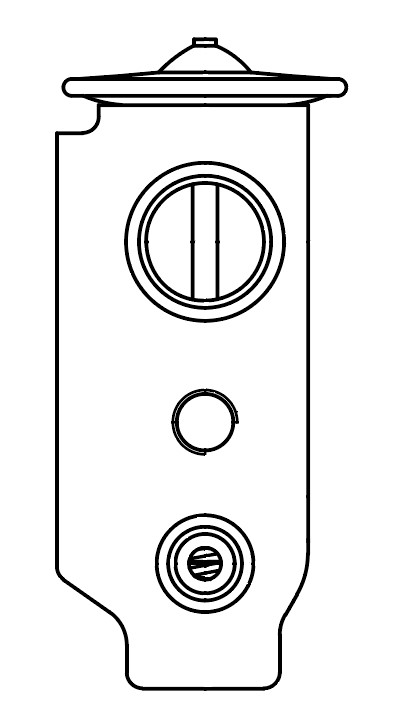 Клапан расширительный кондиционера (ТРВ) для автомобилей Ceed (07-)/Elantra (HD) (06-)/i30 (07-)