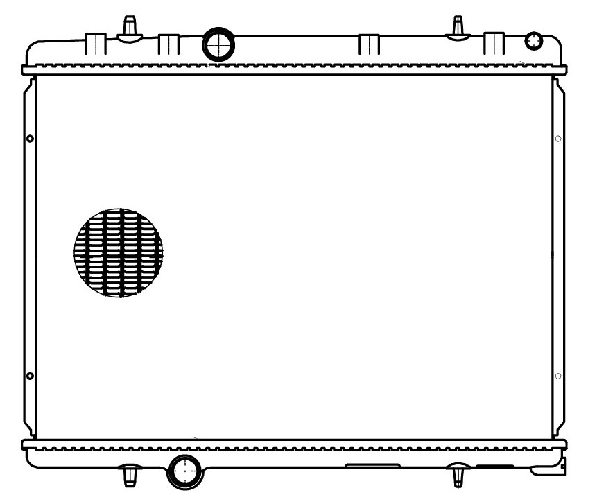 Радиатор охлаждения для автомобилей Peugeot 308/407 Citroen C4 (10-)