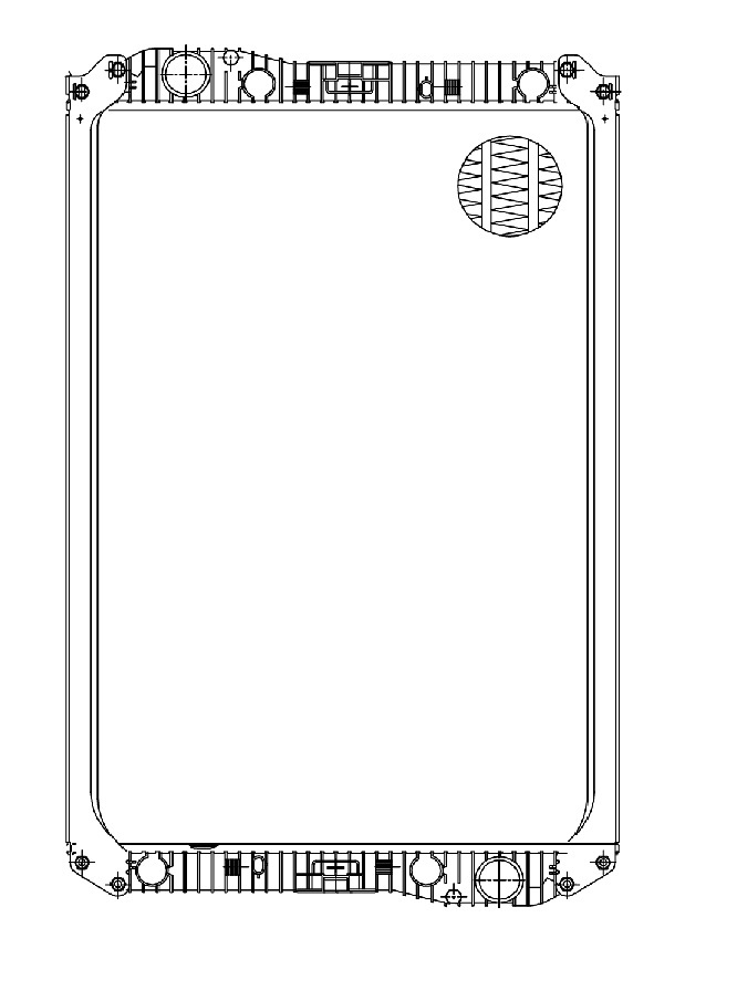Радиатор охлаждения для автомобилей КАМАЗ 5490/Mercedes-Benz Axor (01-)