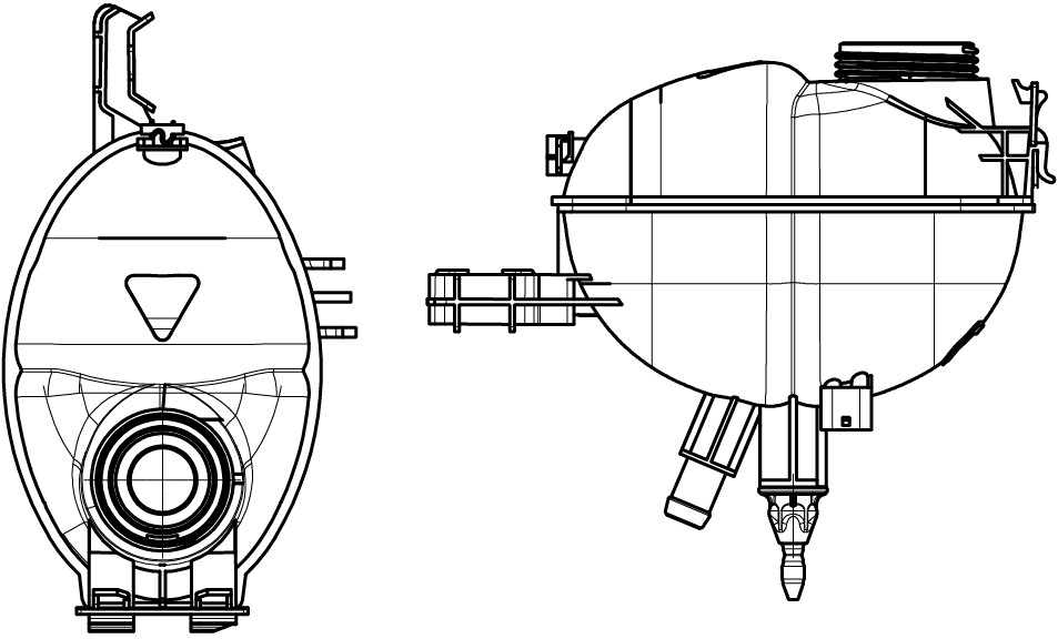 Бачок расширительный охлаждающей жидкости для а/м MB GLK (X204) (08-)/E (W212) (09-)/C (W204) (07-)
