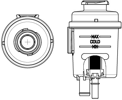 Бачок ГУР для а/м Land Rover Freelander II (06-)/Ford Mondeo IV (07-)