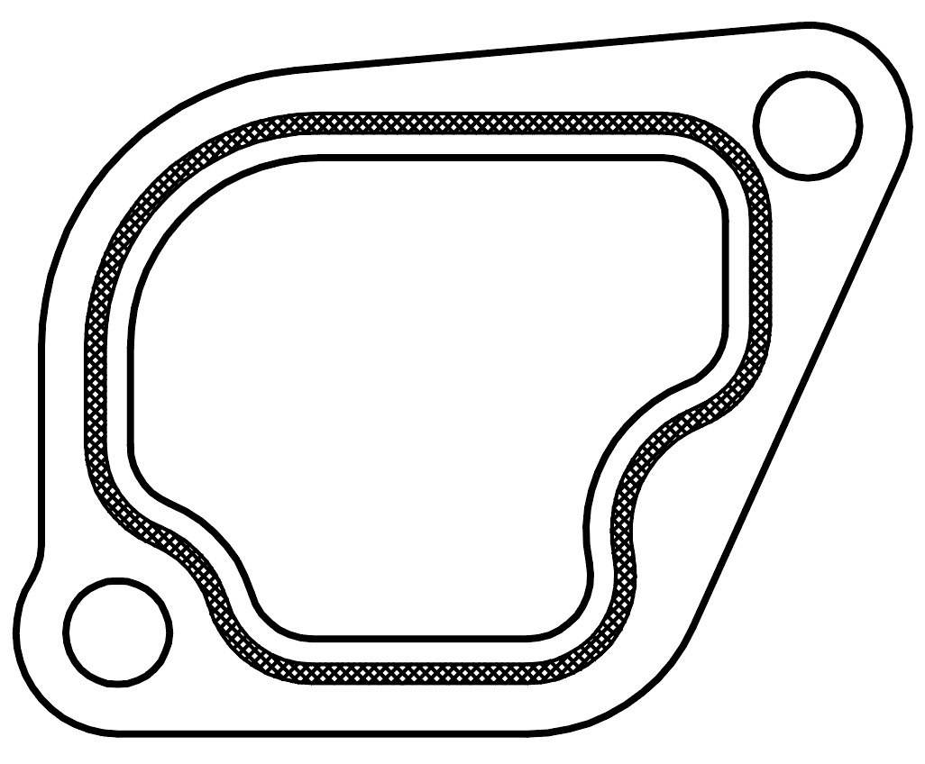 Прокладка термостата для а/м Лада 2110/Приора/Веста/Гранта (ремонтная, с герметиком)