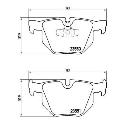 Колодки тормозные дисковые задние для автомобилей BMW 3 (E90/91/92/93) (05-) (PF 4016)