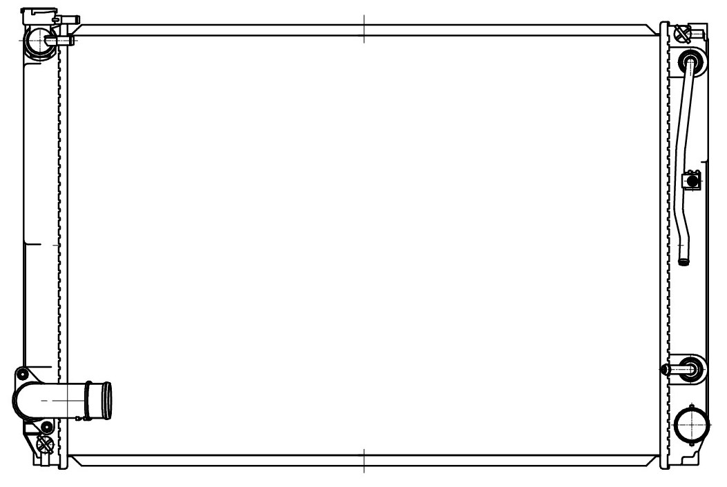 Радиатор охлаждения для автомобилей RX 350 (06-)