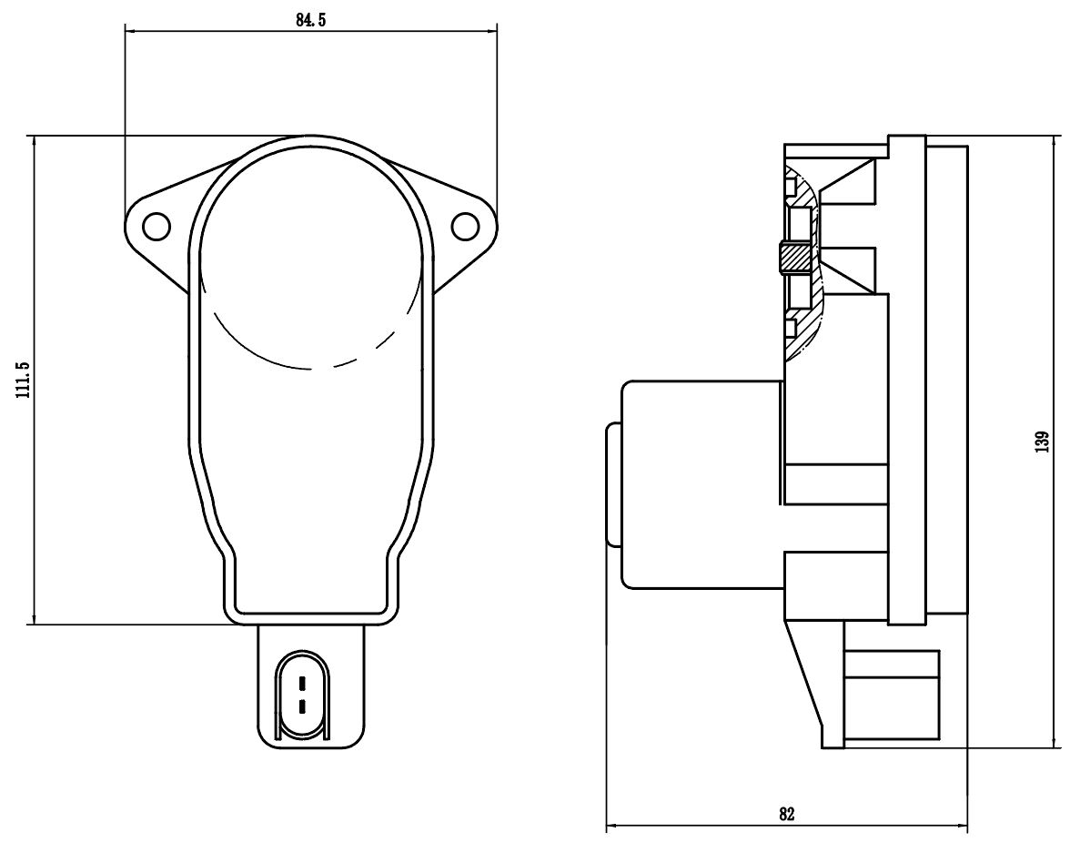 Электродвигатель стояночного тормоза для автомобилей Geely Monjaro (21-)