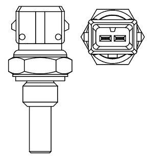 Датчик темперпатуры для автомобилей Chery Tiggo (T11) (05-)/Tiggo FL (13-)/Fora (A21) (06-)