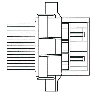 Резистор электровентилятора отопителя для автомобилей Chevrolet Cruze (09-)/Aveo T300 (11-)/Opel Astra J (10-)/Mokka (13-)/Chery Tiggo 4 (17-)/Tiggo 8 Pro (21-)