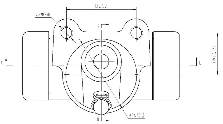 Цилиндр тормозной для автомобилей Renault Logan (04-) / Clio (98-) (тормозная система TRW) задний левый / правый d=17.5мм