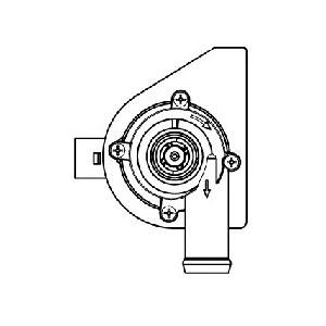Насос водяной (электрический) для автомобилей VW Transporter T5 (03-09) 1.9TDi/2.5TDi/2.0i/3.2i