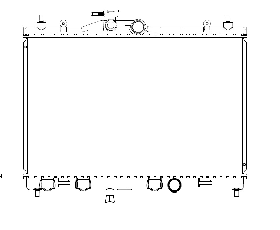 Радиатор охлаждения для автомобилей Juke (10-) 1.6i