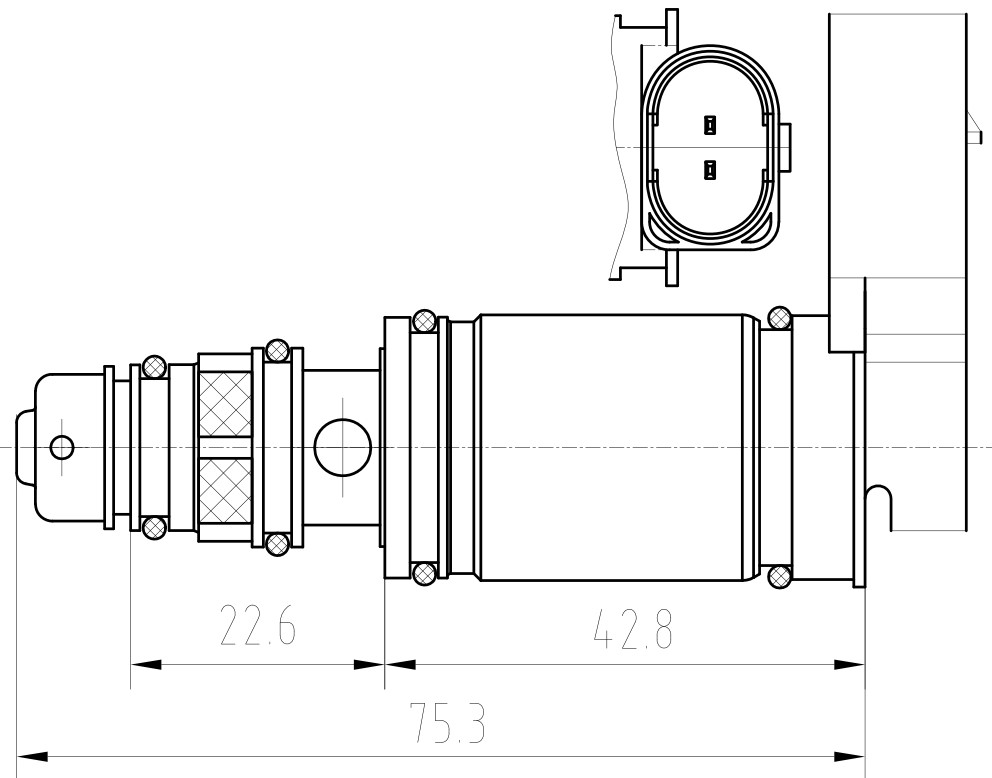 Клапан регулир. для компрессора кондиц. LCAC 18K1 LUZAR