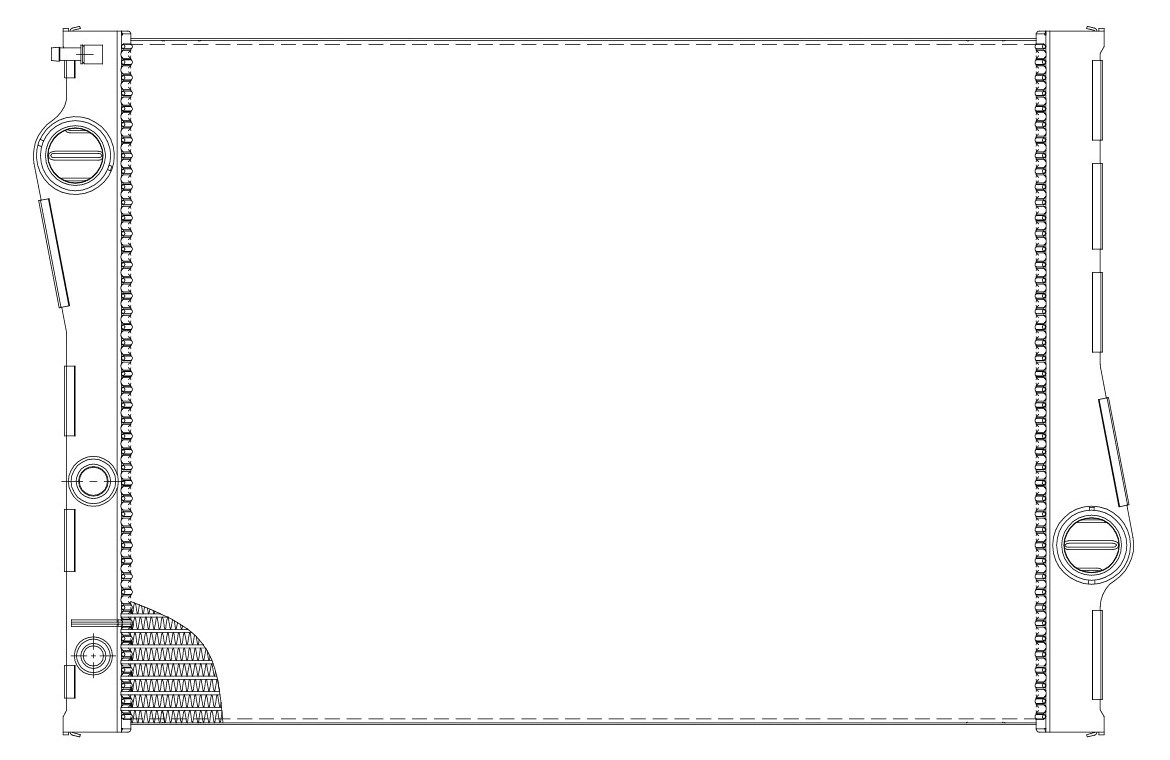 Радиатор охлаждения для автомобилей X5 (E70) (07-) 30d/3.0t AT