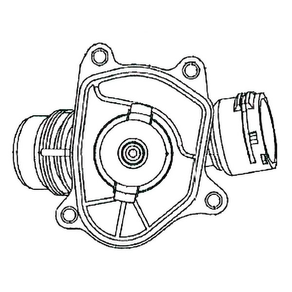 Термостат для автомобилей BMW X5 (E70) (07-)/X6 (E71) (08-) D (88°С) (c корпусом)