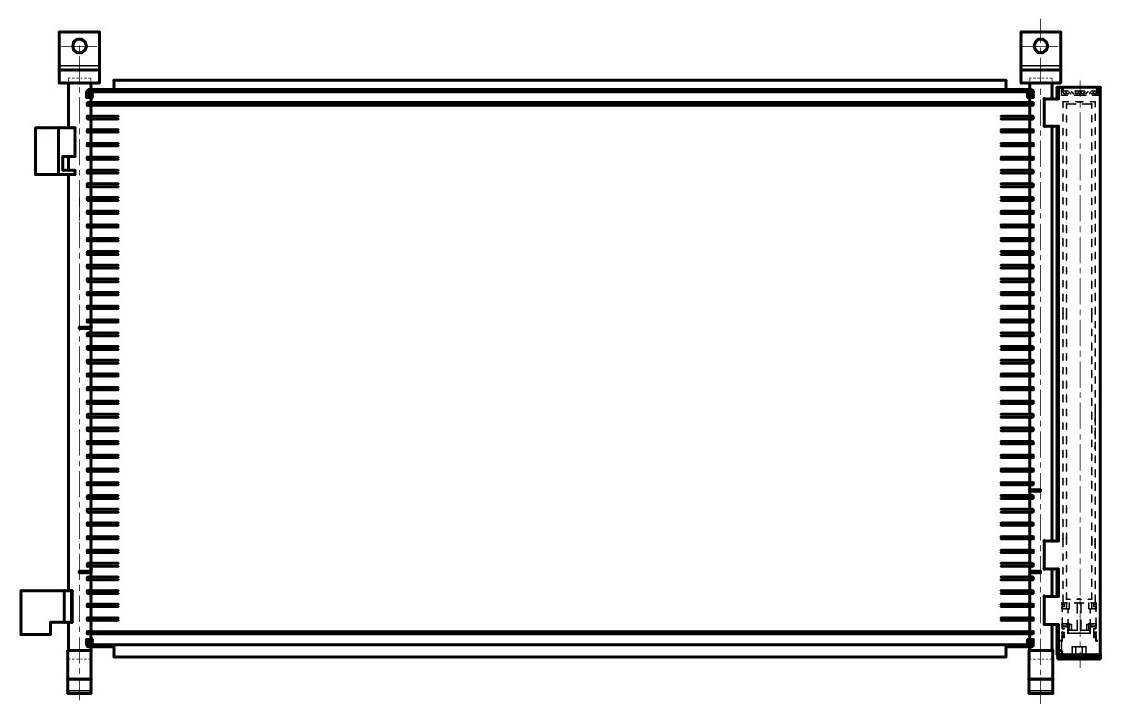 Радиатор кондиционера для автомобилей X-Trail T32 (14-) 2.0i/2.5i