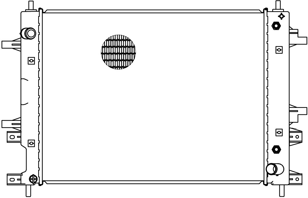 Радиатор охлаждения для а/м Chery Tiggo 4 (17-)/4 Pro (20-)/7 (16-)/8 (18-)/8 Pro (20-) CVT