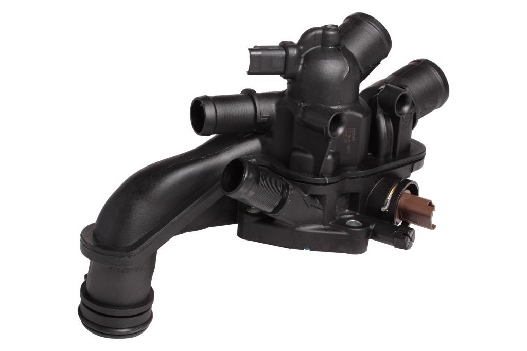 Термостат для автомобилей Peugeot 308 (07-)/Citroen C4 (08-) 1.6i AT (рифленые патрубки и два датчика) (105°С)