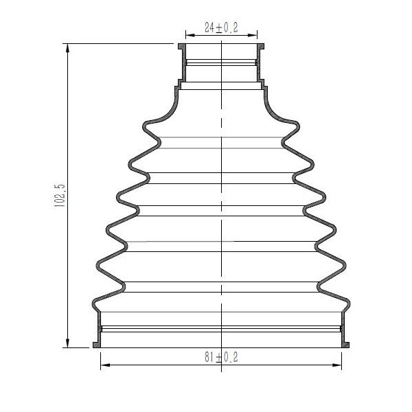 Пыльник ШРУСа наружного для автомобилей Toyota Highlander (08-) 3.5i