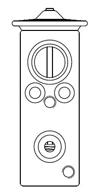 Клапан расширительный кондиционера (ТРВ) для автомобилей Note (06-)/Micra (02-)