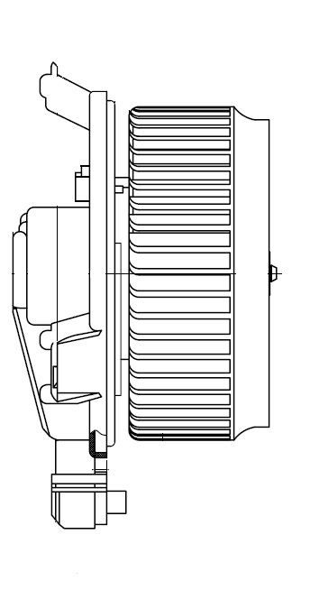 Электровентилятор отопителя для автомобилей Honda Civic VIII 4D (06-)