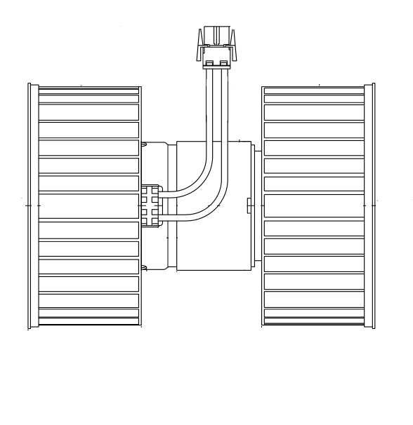 Электровентилятор отопителя для автомобилей BMW 3 (E46) (98-)/X3 (E83) (04-) A/C+ (LFh 26118)