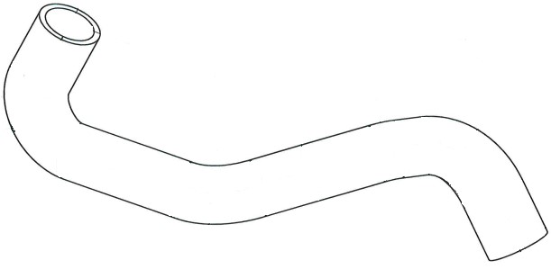 Патрубок охл. для а/м Ford Focus III (10-) 1.6i нижн. (EPDM, 1 шт.)