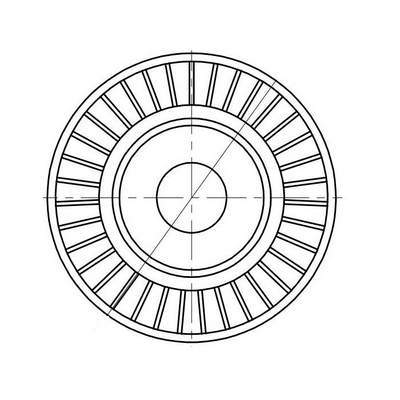 Ролик привод. ремня для автомобилей BMW 5 (E39) (95-) 1.7d/2.5d/2.5i AC (натяжной) без кронштейна