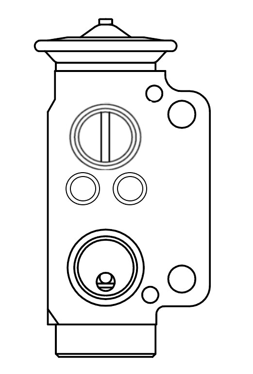 Клапан расширительный кондиционера (ТРВ) для автомобилей BMW 3 (E90) (05-)/1 (E81) (04-)/X1 (E84) (09-)