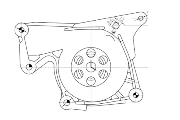 Насос водяной для автомобилей Renault Duster (12-)/Megane III (09-) 1.5d [K9K]