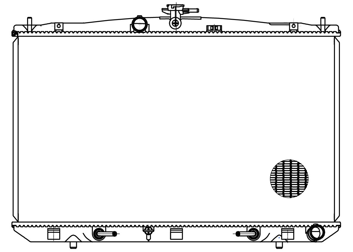 Радиатор охлаждения для автомобилей Lexus RX 350/450h (09-)