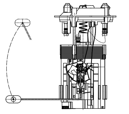 Модуль топливозаборника для автомобилей Renault Megane II (02-) 1.5dCi