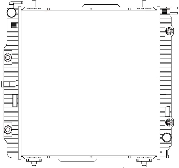 Радиатор охлаждения для автомобилей Mercedes-Benz G (W463) (90-)
