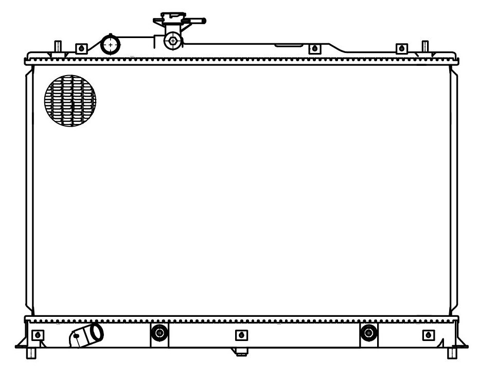 Радиатор охлаждения для автомобилей Mazda CX-7 (07-) AT