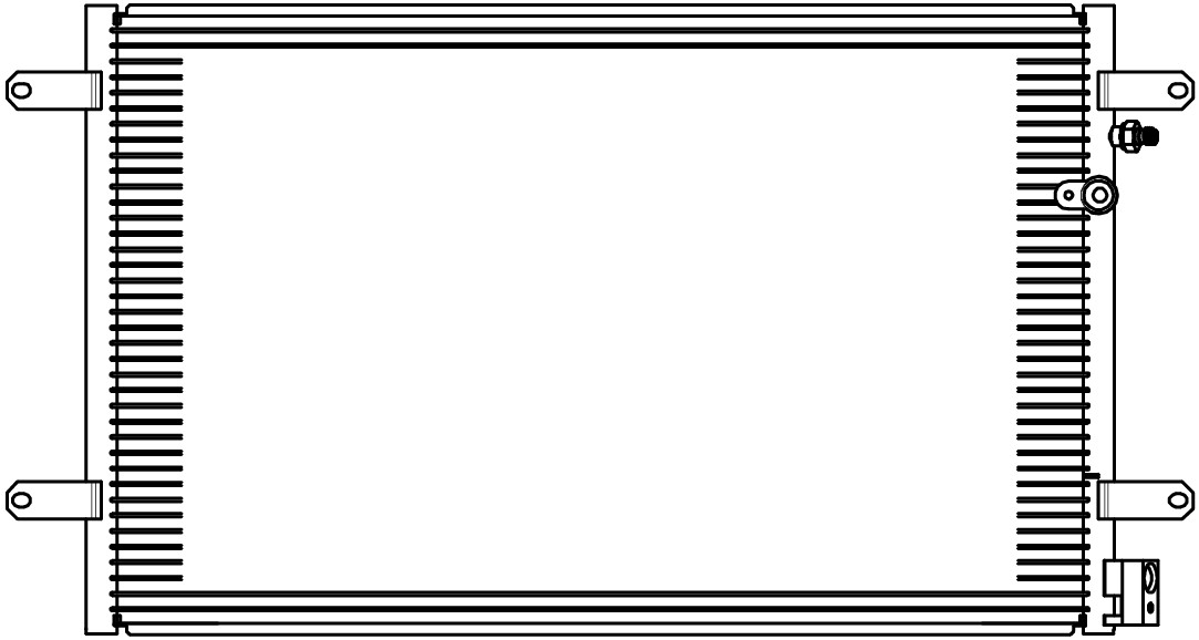 Радиатор кондиционера для автомобилей Audi A6 (C6) (04-) M/A