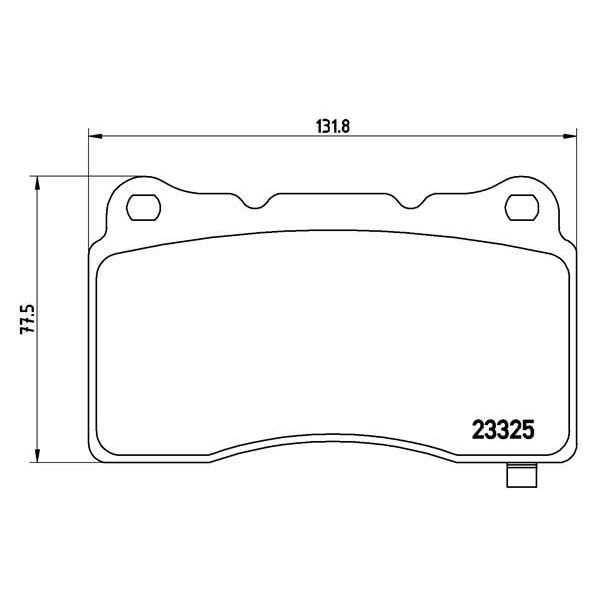 Колодки тормозные дисковые передние для автомобилей Mitsubishi Lancer Evo (98-)