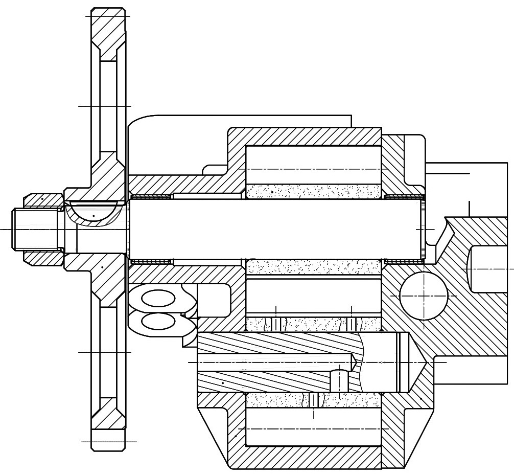Насос масляный для автомобилей КАМАЗ (Евро 3) (с шестерней 47 зуб.)